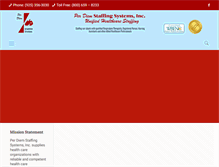 Tablet Screenshot of perdiemstaffing.com